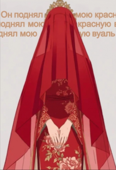 Он поднял мою красную вуаль - дополнительная обложка