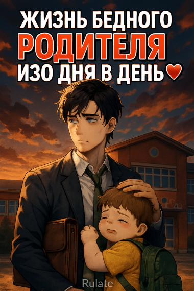 Жизнь бедного родителя изо дня в день [❤️] - обложка ранобэ читать онлайн