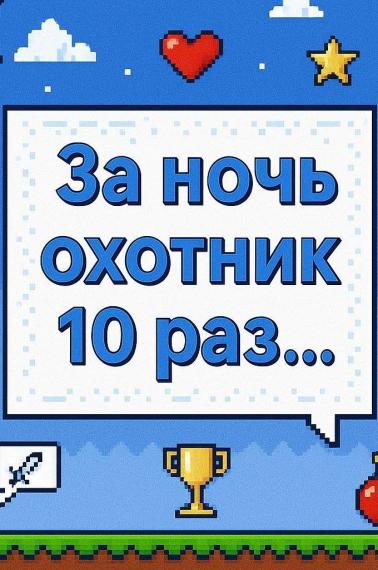 За ночь охотник 10 раз...[Переведено♥️] - обложка ранобэ читать онлайн