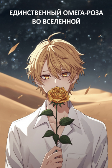 Единственный омега-роза во вселенной - обложка ранобэ читать онлайн