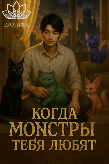 Когда монстры тебя любят - обложка ранобэ читать онлайн