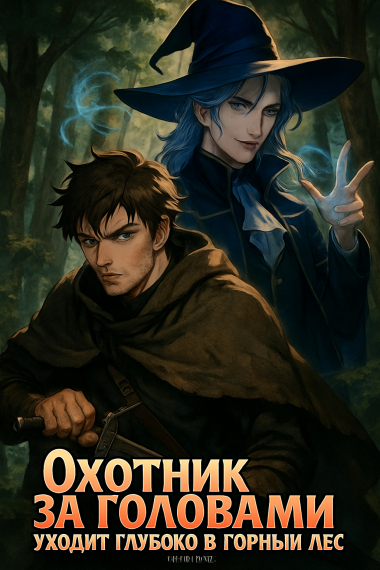 Охотник за головами уходит глубоко в горный лес - обложка ранобэ читать онлайн