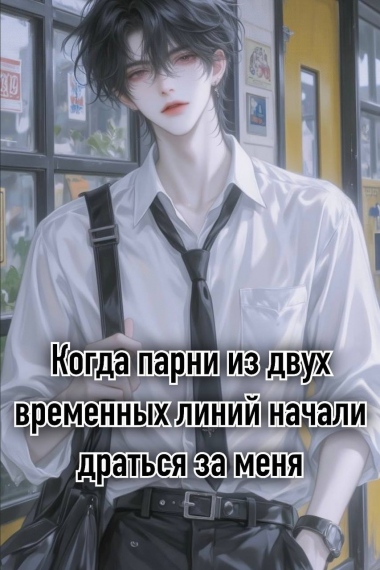 Когда парни из двух временных линий начали драться за меня - обложка ранобэ читать онлайн