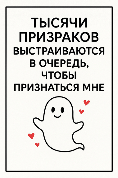 Тысячи Призраков Выстраиваются В Очередь, Чтобы Признаться Мне - обложка ранобэ читать онлайн
