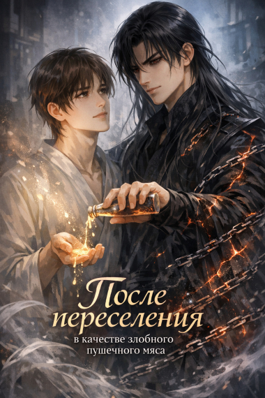 После переселения в качестве злобного пушечного мяса - обложка ранобэ читать онлайн