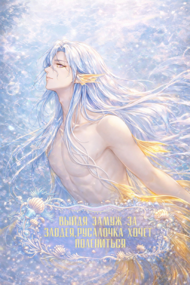 Выйдя замуж за злодея, русалочка хочет полениться [🩷] - обложка ранобэ читать онлайн