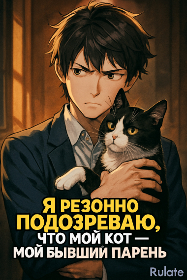 Я резонно подозреваю, что мой кот - мой бывший парень [❤️] - обложка ранобэ читать онлайн