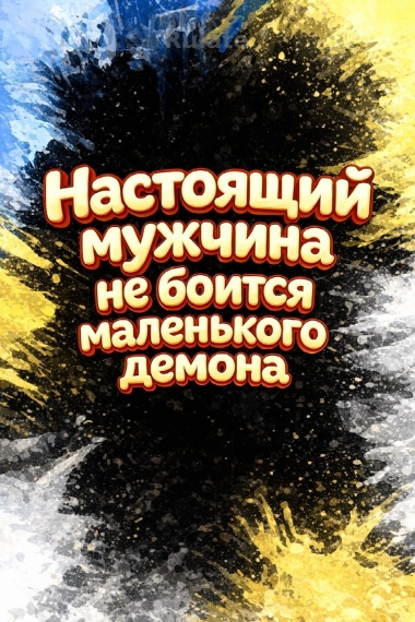 Настоящий мужчина не боится маленького демона - обложка ранобэ читать онлайн