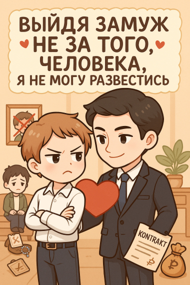 Выйдя Замуж Не За Того Человека, Я Не Могу Развестись - обложка ранобэ читать онлайн