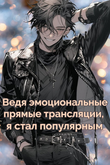 Ведя эмоциональные прямые трансляции, я стал популярным💙✅ - обложка ранобэ читать онлайн
