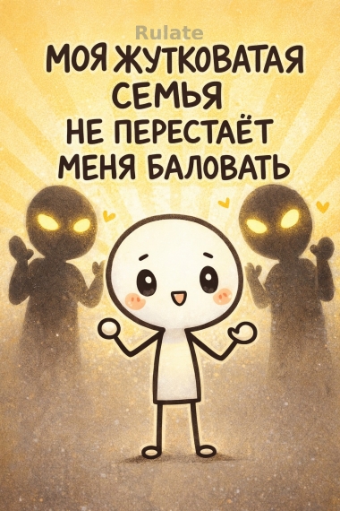 Моя жутковатая семья не перестаёт меня баловать - обложка ранобэ читать онлайн