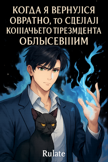 Когда я вернулся обратно, то сделал кошачьего президента облысевшим - обложка ранобэ читать онлайн
