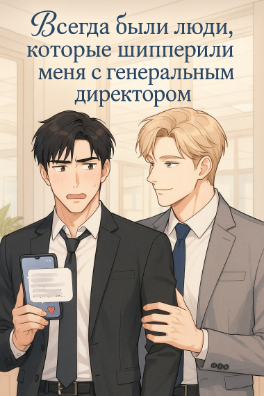 Всегда были люди, которые шипперили меня с генеральным директором [❤️] - обложка ранобэ читать онлайн