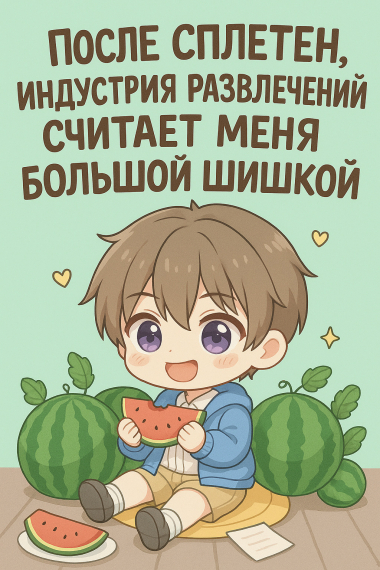 После Сплетен, Индустрия Развлечений Считает Меня Большой Шишкой - обложка ранобэ читать онлайн