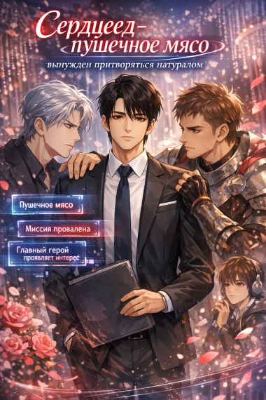 Сердцеед пушечное мясо вынужден притворяться натуралом [❤️] - обложка ранобэ читать онлайн