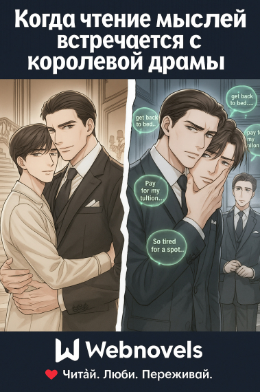 Когда чтение мыслей встречается с королевой драмы [❤️] ✅ - обложка ранобэ читать онлайн