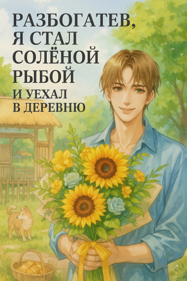 Разбогатев, Я Стал Солёной Рыбой и Уехал в Деревню - обложка ранобэ читать онлайн