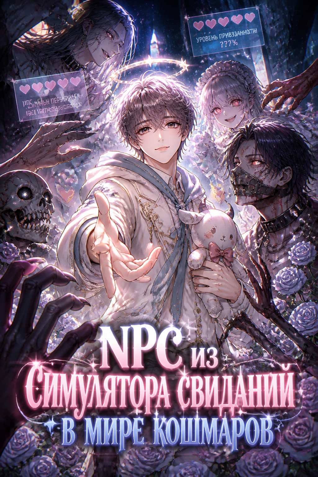 NPC из симулятора свиданий в мире кошмаров - обложка ранобэ читать онлайн