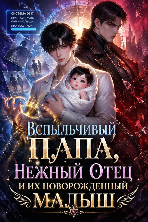 Вспыльчивый папа, нежный отец и их новорожденный малыш - обложка ранобэ читать онлайн