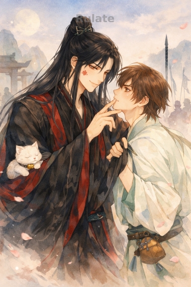 Император Демонов не хочет больше бороться - обложка ранобэ читать онлайн