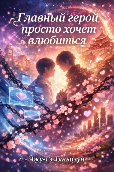 Главный герой просто хочет влюбиться - обложка ранобэ читать онлайн