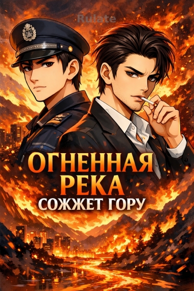 Огненная река сжигает гору - обложка ранобэ читать онлайн