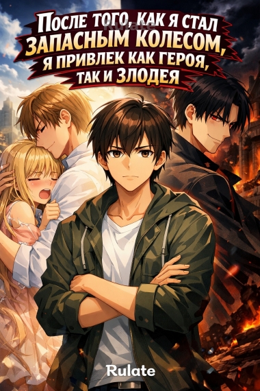 После того, как я стал запасным колесом, я привлек как героя, так и злодея - обложка ранобэ читать онлайн
