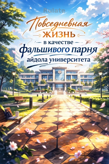 Повседневная жизнь в качестве фальшивого парня айдола университета [ЗАВЕРШЕНО] - обложка ранобэ читать онлайн