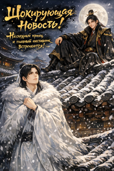 Шокирующая новость! Наследный принц и главный наставник встречаются! [💖] - обложка ранобэ читать онлайн