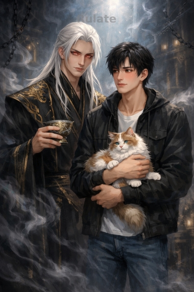 Властитель ада просит меня присмотреть за кошкой - обложка ранобэ читать онлайн