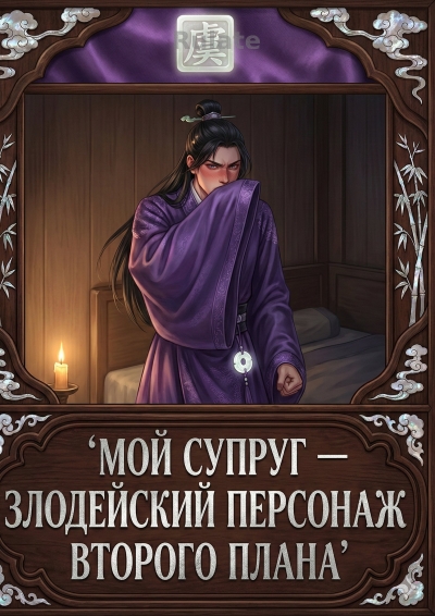 Мой супруг — злодейский персонаж второго плана - обложка ранобэ читать онлайн