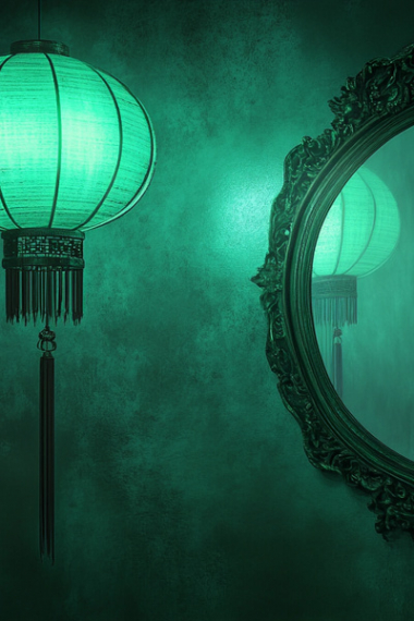 Зелёный фонарь отражается в зеркале - обложка ранобэ читать онлайн
