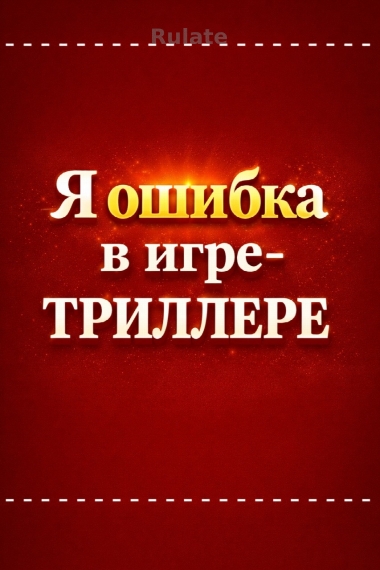 Я ошибка в игре-триллере - обложка ранобэ читать онлайн