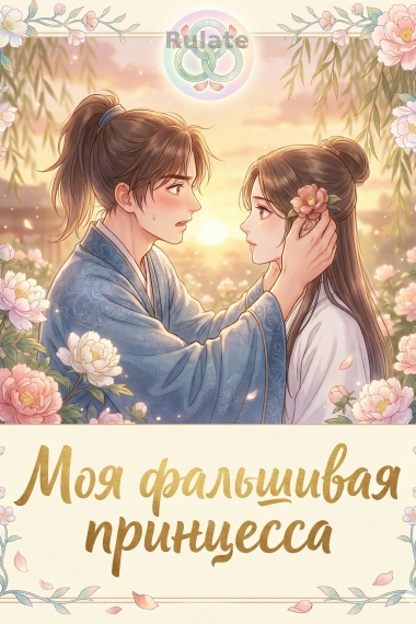 Моя фальшивая принцесса - обложка ранобэ читать онлайн