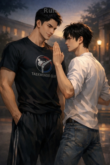 Сосед-старшекурсник — пингвин - обложка ранобэ читать онлайн