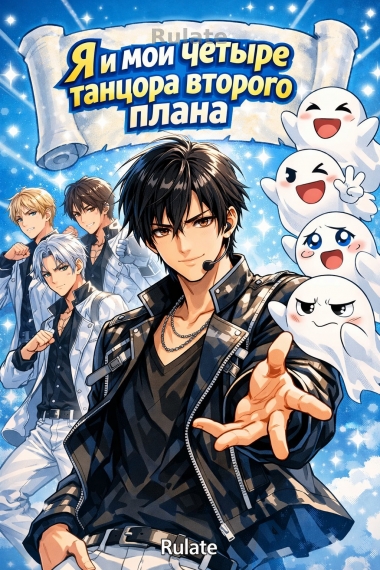 Я и мои четыре танцора второго плана - обложка ранобэ читать онлайн