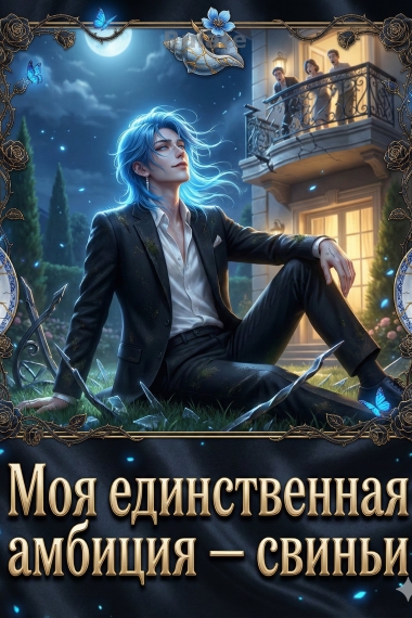 Моя единственная амбиция — свиньи - обложка ранобэ читать онлайн