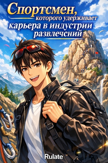 Спортсмен, которого удерживает карьера в индустрии развлечений - обложка ранобэ читать онлайн