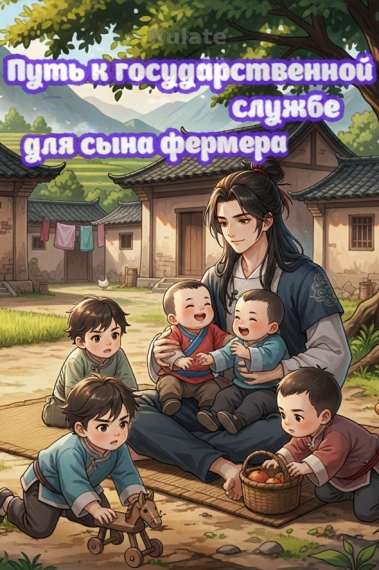 Путь к государственной службе для сына фермера - обложка ранобэ читать онлайн