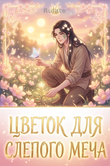 Цветок для слепого меча - обложка ранобэ читать онлайн