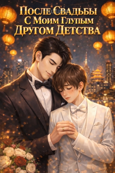 После Свадьбы С Моим Глупым Другом Детства - обложка ранобэ читать онлайн