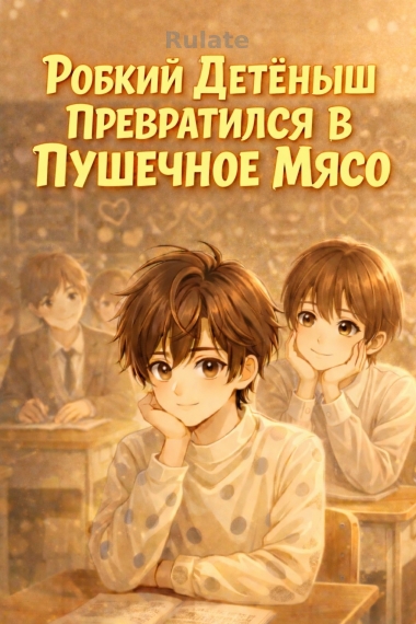 Робкий Детёныш Превратился В Пушечное Мясо - обложка ранобэ читать онлайн