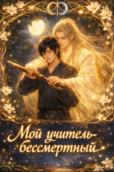 Мой учитель-бессмертный - обложка ранобэ читать онлайн