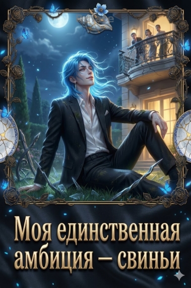 Моя единственная амбиция — свиньи - обложка ранобэ читать онлайн