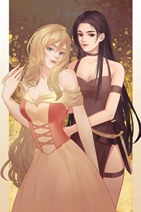 Королева и её Герцог - обложка ранобэ читать онлайн