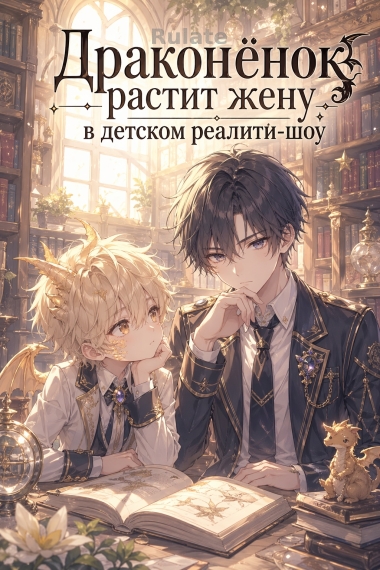 Драконёнок растит жену в детском реалити-шоу - обложка ранобэ читать онлайн