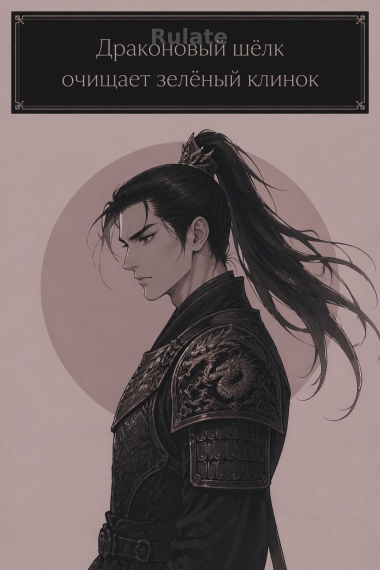 Драконовый шёлк очищает зелёный клинок - обложка ранобэ читать онлайн
