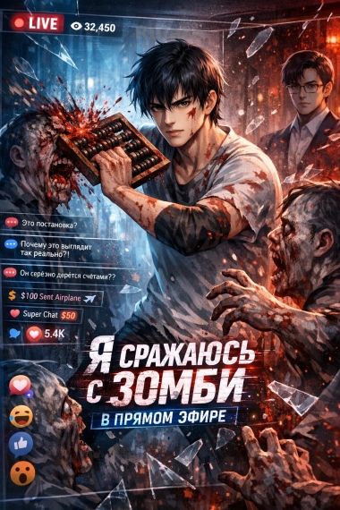 Я сражаюсь с зомби в прямом эфире[❤️] - обложка ранобэ читать онлайн