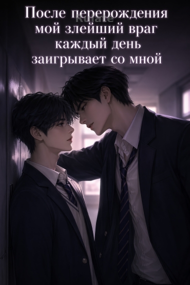 После перерождения мой злейший враг каждый день заигрывает со мной - обложка ранобэ читать онлайн