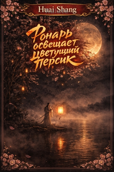 Фонарь освещает цветущий персик - обложка ранобэ читать онлайн